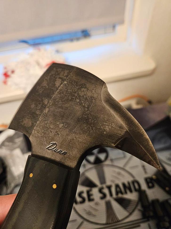 Damascus Dunn Blades Breekbijl, Verzamelen, Militaria | Algemeen, Ophalen of Verzenden