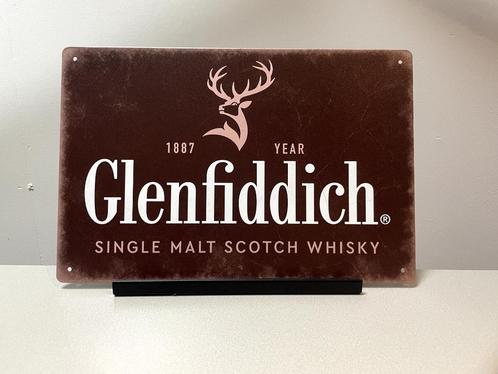 Glenfiddich metalen reclamebord (Old Look), Verzamelen, Merken en Reclamevoorwerpen, Nieuw, Reclamebord, Ophalen of Verzenden