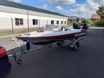 Leuke speedboot met nieuwe 15 pk mercury, Watersport en Boten, Ophalen of Verzenden, Zo goed als nieuw, Minder dan 70 pk, 3 tot 6 meter