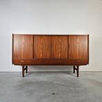 Vintage Deens dressoir/highboard teak, Ophalen of Verzenden, Huis en Inrichting