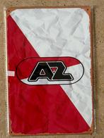 Vintage AZ Alkmaar metalen bord formaat A4 (21x29 cm), Verzenden, Nieuw, AZ, Poster, Plaatje of Sticker