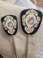 Antieke Handspiegel & Borstel Set, Ophalen of Verzenden, Overige vormen, Minder dan 50 cm, Minder dan 100 cm