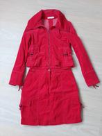 Claudia Sträter, rood, set jasje en rok, 38, Kleding | Dames, Maat 38/40 (M), Ophalen of Verzenden, Zo goed als nieuw, Rood