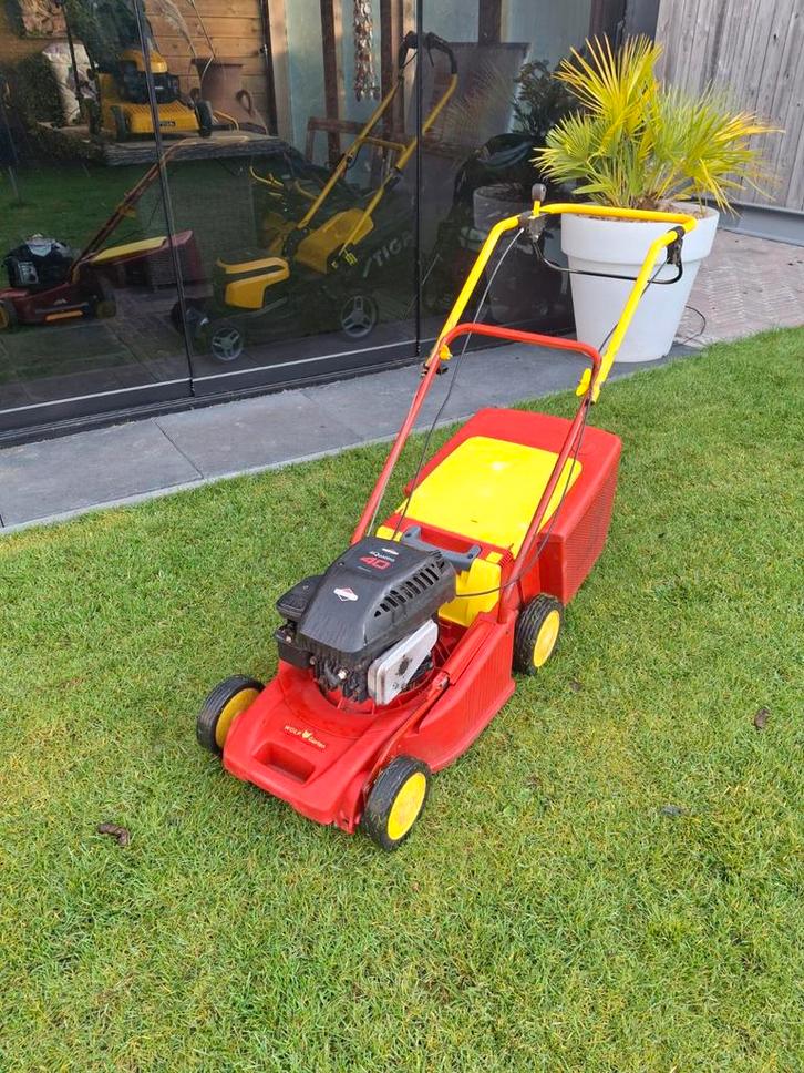 Wolfgarden Grasmaaier - Benzine, Tuin en Terras, Grasmaaiers, Gebruikt, Benzine-grasmaaier, 40 t/m 49 cm, Ophalen of Verzenden