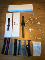 Apple Watch Series 7 45mm Midnight Blue, Sieraden, Tassen en Uiterlijk, Smartwatches, Gebruikt, Apple Watch ⌚️, Blauw, IOS