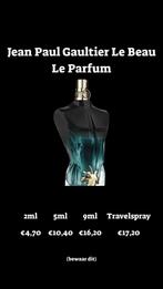 Jean Paul Gaultier Le Beau Le Parfum originele parfumsamples, Contact@puig.com, Verzenden, Nieuw, Jean Paul Gaultier