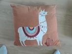 Twee lama kussens te koop, Ophalen, Gebruikt, Vierkant