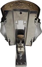 Vintage wandlamp met messing rand en bubbelglas, Ophalen, Nieuw, Glas