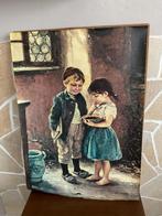 Jongen en Meisje afbeelding Vintage, Ophalen of Verzenden