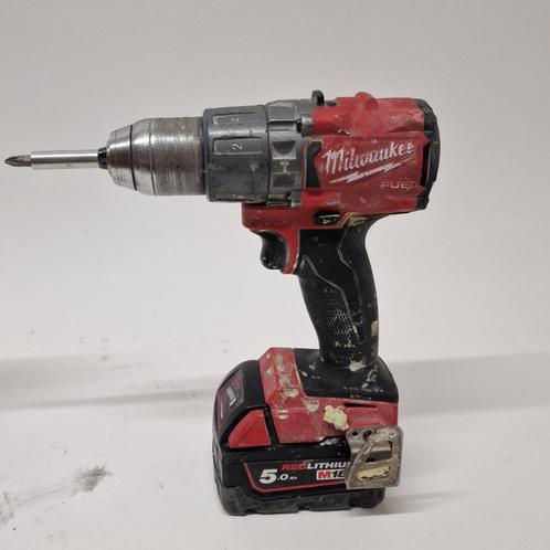 Milwaukee M18 FPD2 18V Li-Ion Klopboor Inc Accu | Inc garant, Doe-het-zelf en Verbouw, Gereedschap | Boormachines, Zo goed als nieuw