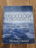Sociology of Organizations - Michael J. Handel, Gamma, Michael J. Handel, Ophalen of Verzenden, WO