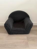 Kinder teddy stoel/fauteuil antraciet grijs, Ophalen of Verzenden, Zo goed als nieuw, Stoel(en)