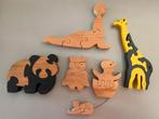 6 houten dieren (puzzels), Ophalen, Zo goed als nieuw, Dier