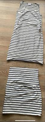 Mamalicious gestreepte jurk maat M, Ophalen of Verzenden, Zo goed als nieuw, Maat 38/40 (M), Blauw