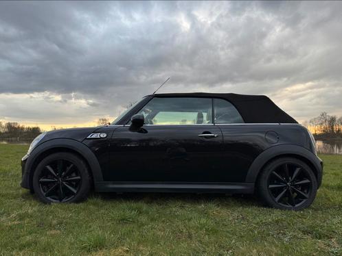 Mini 1.6 Cooper S Cabrio 2011 Zwart, Auto's, Mini, Particulier, Cooper S, Airconditioning, Alarm, Bluetooth, Boordcomputer, Centrale vergrendeling