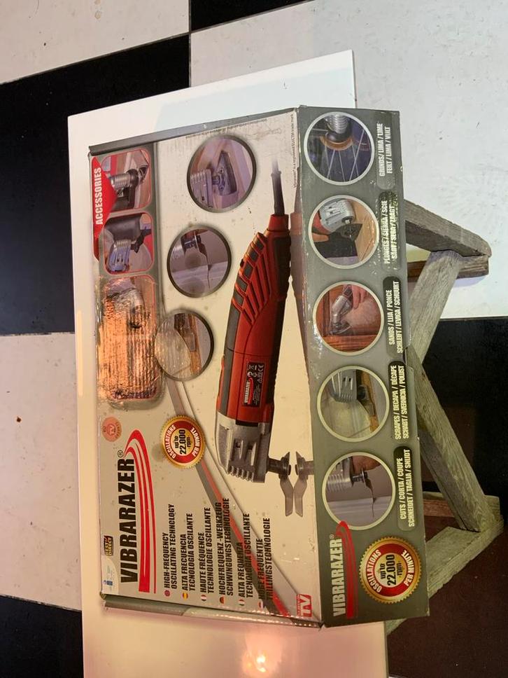 Vibrarazer Hoge Frequentie Oscillatietool, Doe-het-zelf en Verbouw, Gereedschap | Overige machines, Gebruikt, Ophalen of Verzenden