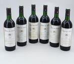 1986 Domaine de Féraud. Côtes de Provence. 6 flessen in doos, Frankrijk, Ophalen of Verzenden, Zo goed als nieuw, Rode wijn
