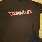 Dsquared 2 zwarte tshirt, Kleding | Heren, Ophalen of Verzenden, Zo goed als nieuw, Overige maten, Zwart