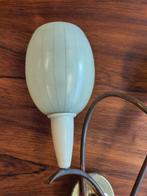 Vintage wandlamp art deco stijl lamp glas, Gebruikt, ., ., Ophalen