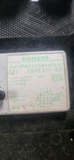 Siemens stoppenkast met aardlek, Ophalen of Verzenden