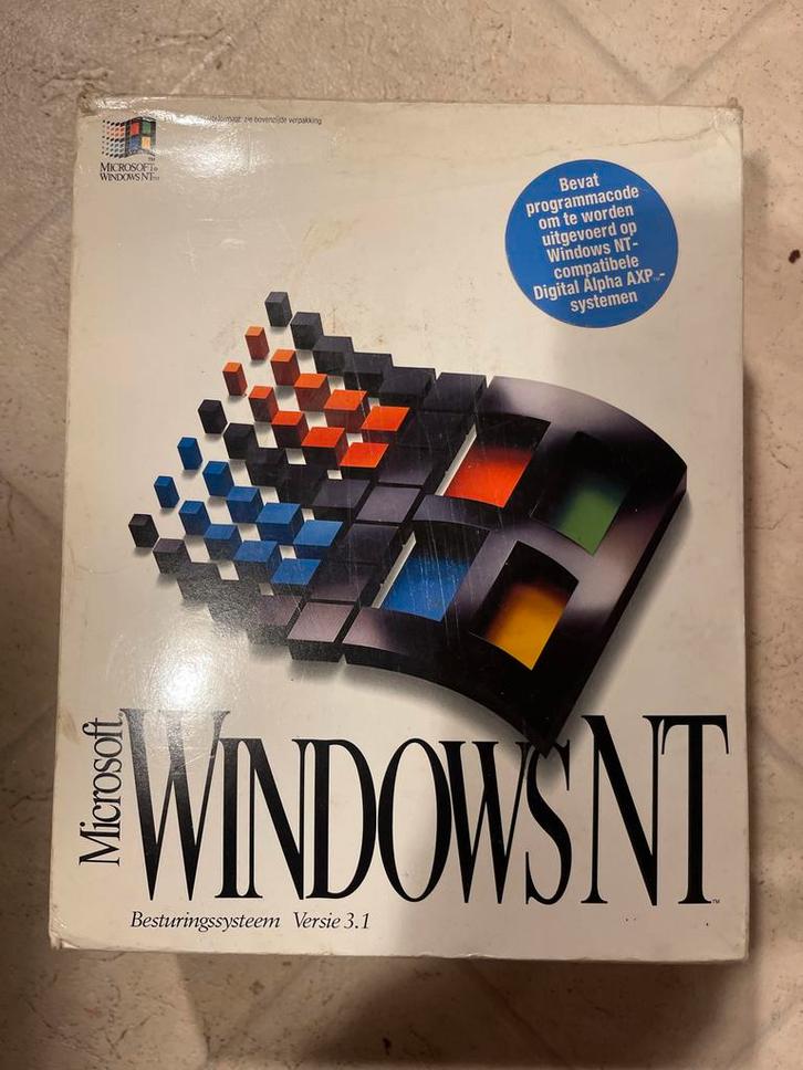 Windows NT 3.1 (1994) - Compleet met Floppies!, Computers en Software, Besturingssoftware, Gebruikt, Windows, Ophalen of Verzenden