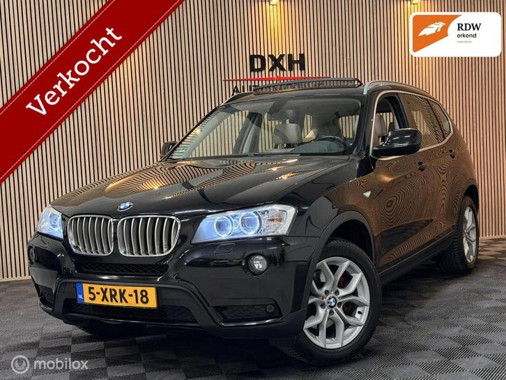 BMW X3 xDrive28i High Executive 245pk AUT PANO LEDER XENON, Auto's, BMW, Bedrijf, X3, 4x4, ABS, Airbags, Airconditioning, Alarm