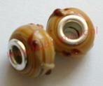 10 x Pandora style glasbead nr.18, Verzenden, Nieuw, Kraal