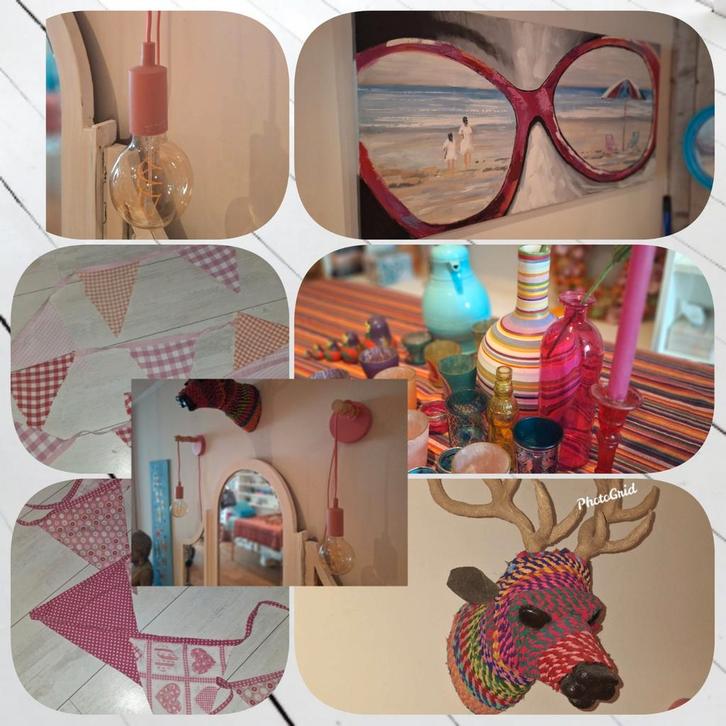 Tienerkamer Accessoires: Lampen, Hert, Vlaggenlijnen & Meer, Huis en Inrichting, Woonaccessoires | Overige, Gebruikt, Ophalen of Verzenden