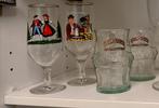 Diverse( oudere bierglazen) 8, Ophalen, Zo goed als nieuw, Glas of Glazen, Duvel