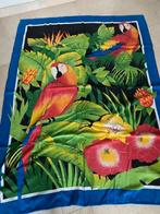 Vintage 2 pers. badlaken, Ophalen of Verzenden, Gebruikt, Overige kleuren, Handdoek