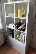 Witte IKEA KALLAX kast - Zelf ophalen!, Ophalen, 100 tot 150 cm, Zo goed als nieuw, 25 tot 50 cm