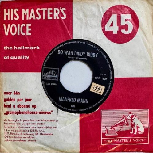 Manfred Mann - Do wah Diddy Diddy, Cd's en Dvd's, Vinyl Singles, Gebruikt, Single, Pop, 7 inch, Ophalen of Verzenden