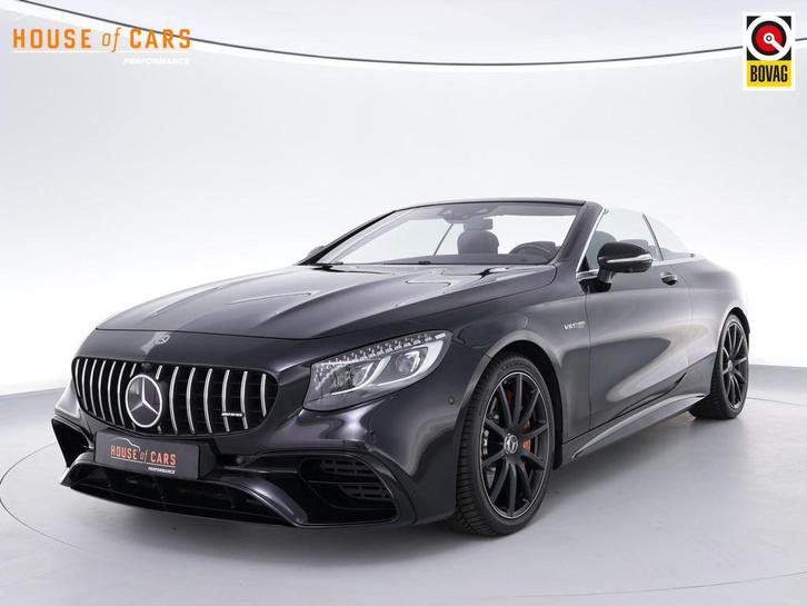 Mercedes-Benz S-klasse S63 AMG Cabrio 612pk 4MATIC+ Premium, Auto's, Mercedes-Benz, Bedrijf, Te koop, S-Klasse, 360° camera, 4x4
