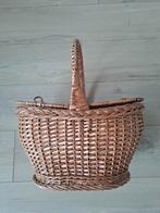 Rieten mand met hengsel, Huis en Inrichting, Ophalen, Gebruikt, Mand, Riet