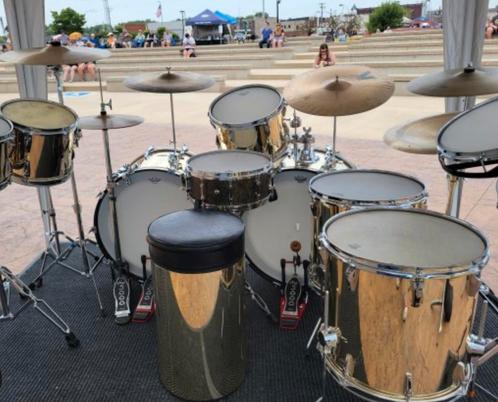 Remo Louis Bellson drum throne van zijn jaren 80 remo kit, Muziek en Instrumenten, Drumstellen en Slagwerk, Gebruikt, Overige merken