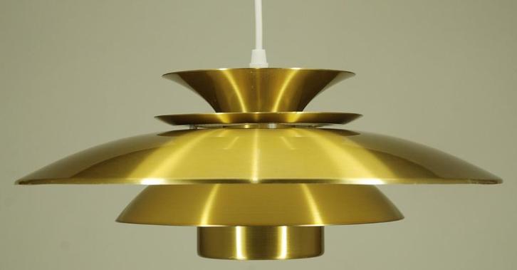 Vintage 1980's Deense hanglamp 215 euro, Huis en Inrichting, Lampen | Hanglampen, Gebruikt, Minder dan 50 cm, Verzenden