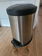 Pedaalemmer, zgan, Huis en Inrichting, Woonaccessoires | Prullenbakken, Ophalen, Zo goed als nieuw, Minder dan 10 liter, Metaal