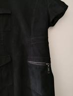 suede jurk Josh V 36, Verzenden, Zwart, Zo goed als nieuw, Maat 36 (S)