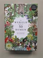 PUZZEL DE WERELD ROND IN 50 BOMEN, Hobby en Vrije tijd, Denksport en Puzzels, Ophalen of Verzenden, 500 t/m 1500 stukjes, Zo goed als nieuw
