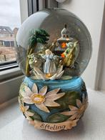 Schudbol Indische waterlelies met muziek en licht, Verzamelen, Ophalen, Zo goed als nieuw, Beeldje of Poppetje