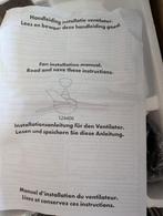 Plafon ventilator *NIET GEBRUIKT*, Ophalen, Ventilator met afstandsbediening, Zo goed als nieuw, Plafondventilator