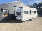 Hobby De Luxe 460 UFE 2026 zware as, frans bed, Caravans en Kamperen, Caravans, Schokbreker, Rondzit, Hobby, Bedrijf