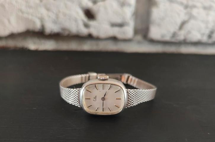 Antiek zilver Dames horloge merk Coha, Sieraden, Tassen en Uiterlijk, Horloges | Dames, Zo goed als nieuw, Polshorloge, Overige merken