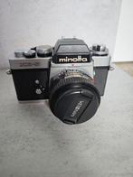 Minolta XE-5 + 50mm 1.7 lens, Ophalen of Verzenden, Gebruikt, Spiegelreflex, Minolta