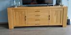 Mooie massief houten dressoir met veel opbergruimte!, Ophalen, Gebruikt, 200 cm of meer, 25 tot 50 cm