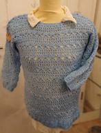 Gehaakte Dames Trui Lichtblauw, Kleding | Dames, Truien en Vesten, Ophalen of Verzenden, Nieuw, Maat 38/40 (M), Blauw