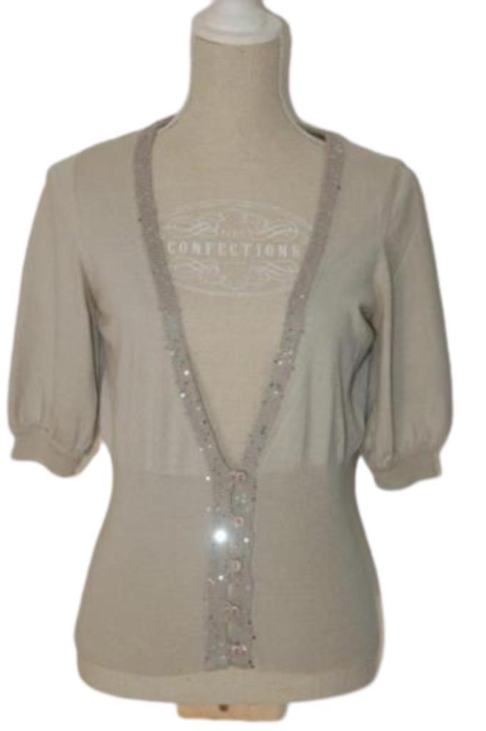 Claudia Sträter, Strater top, vestje, grijs, Mt. 38 / M, Kleding | Dames, Truien en Vesten, Zo goed als nieuw, Maat 38/40 (M)