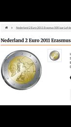 Speciale 2 euro munt 2011 Erasmus 500 jaar Lof der Zotheid, Ophalen of Verzenden, Overige landen, 2 euro