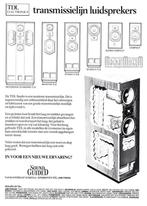 Gezocht Te Koop gevraagd TDL speakers luidsprekers, Audio, Tv en Foto, Luidsprekers, Ophalen, 120 watt of meer, Front, Rear of Stereo speakers