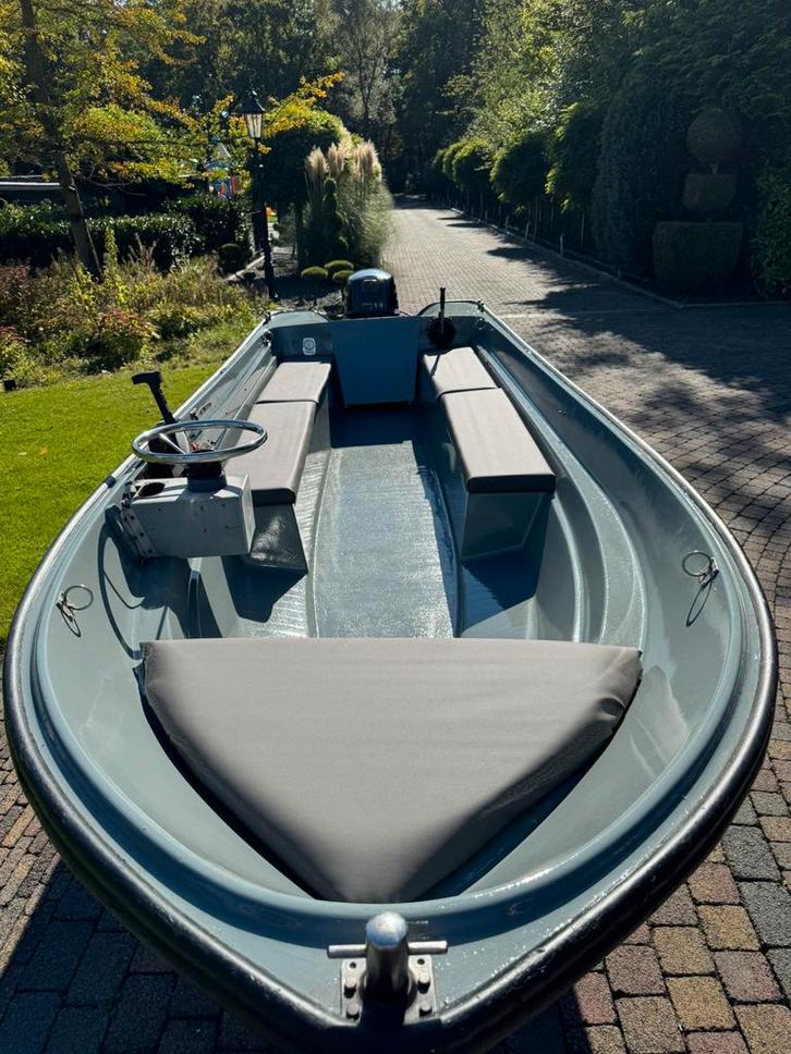 Sloep met console (vaarklaar), Watersport en Boten, Sloepen, Zo goed als nieuw, 10 tot 30 pk, 3 tot 6 meter, Buitenboordmotor